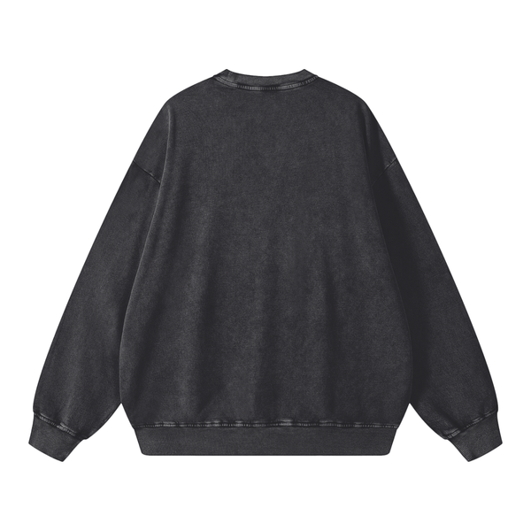 Paranoia Acid Wash Oversize Sweatshirt