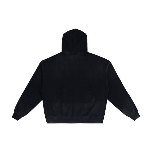 Crossroads Hand-Frayed Sunfade Zip Hoodie