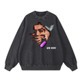 Paranoia Acid Wash Oversize Sweatshirt