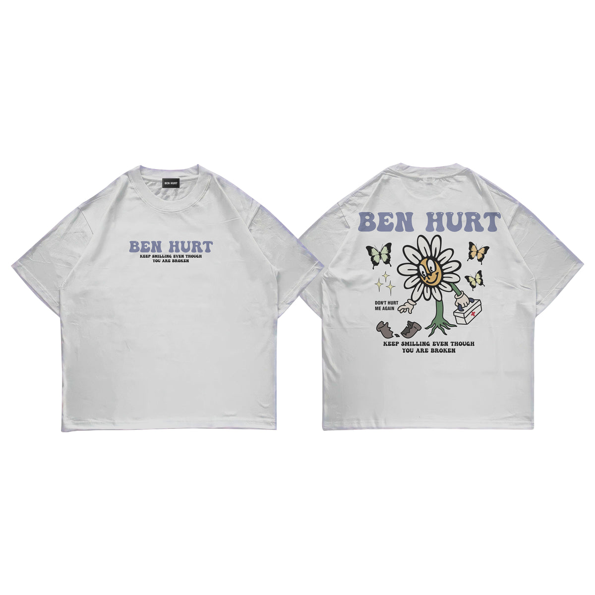 Daisy Dreams garment-dyed heavyweight t-shirt 2