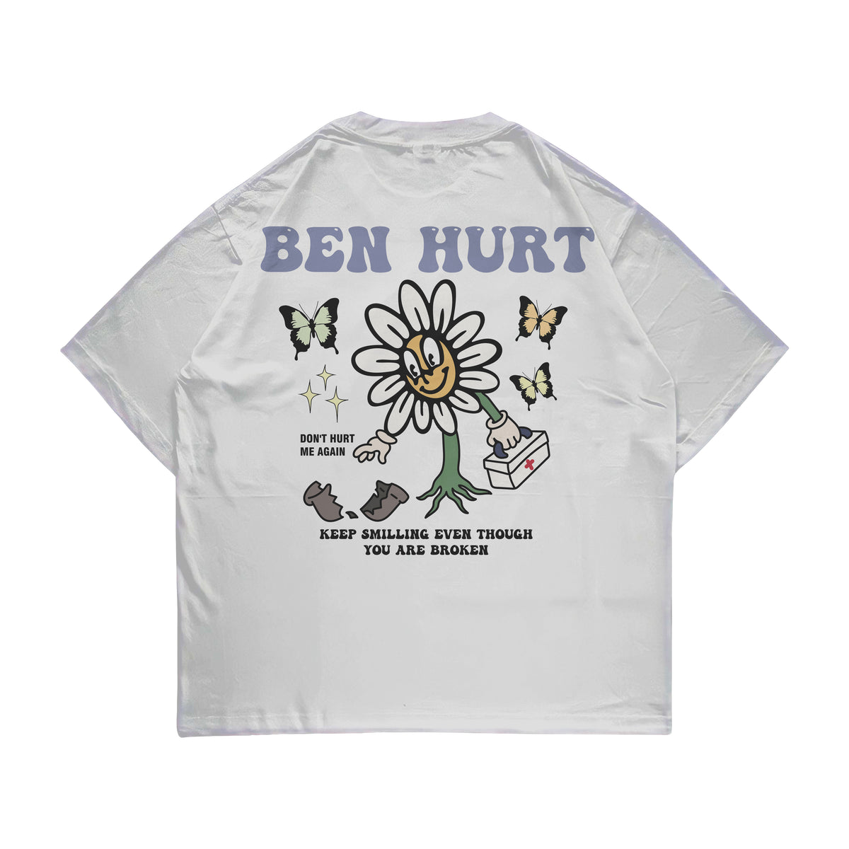 Daisy Dreams garment-dyed heavyweight t-shirt 1