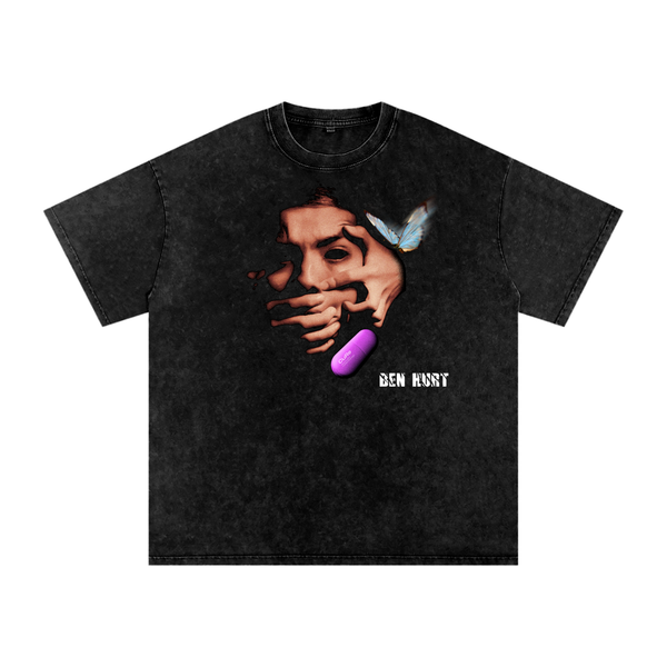 Paranoia Acid Wash Oversize T-Shirt