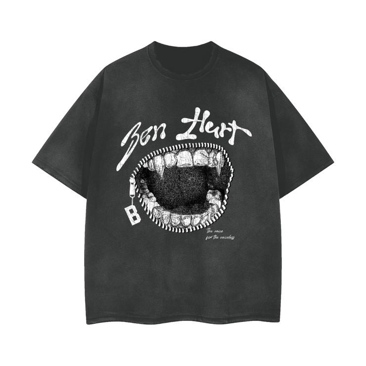 Vintage Wash Frayed T-Shirt - 260 GSM