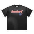 Purpose In Pain Hand-Frayed Sunfade Paint Splatter Tee